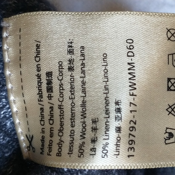 Scotch & Soda Wool Linen Gray Sweater Kids Large Excellent Condition - Picture 7 of 7